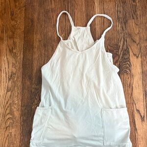 Free People Light Mint Green Tank Dress with Pockets